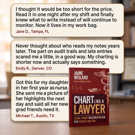 Chart Like A Lawyer: Legal Proof Documentation for Nurses and NPs