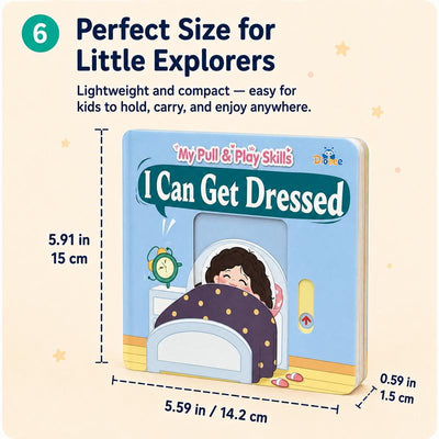 I Can Do It Myself — Set of 4 Pull-Tab Board Books | Potty, Dressing, Washing, Feeding