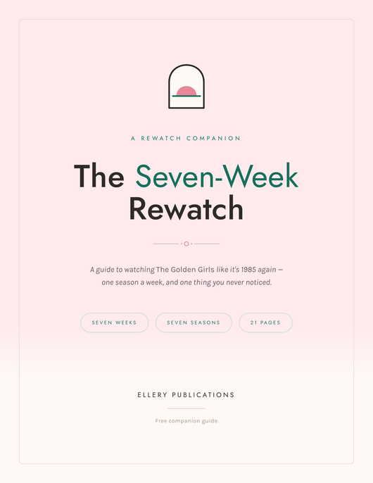 The Seven-Week Rewatch Companion Guide